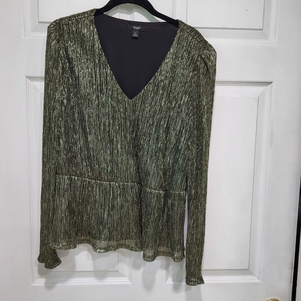 Elegant Metallic Top by Simply Vera XL